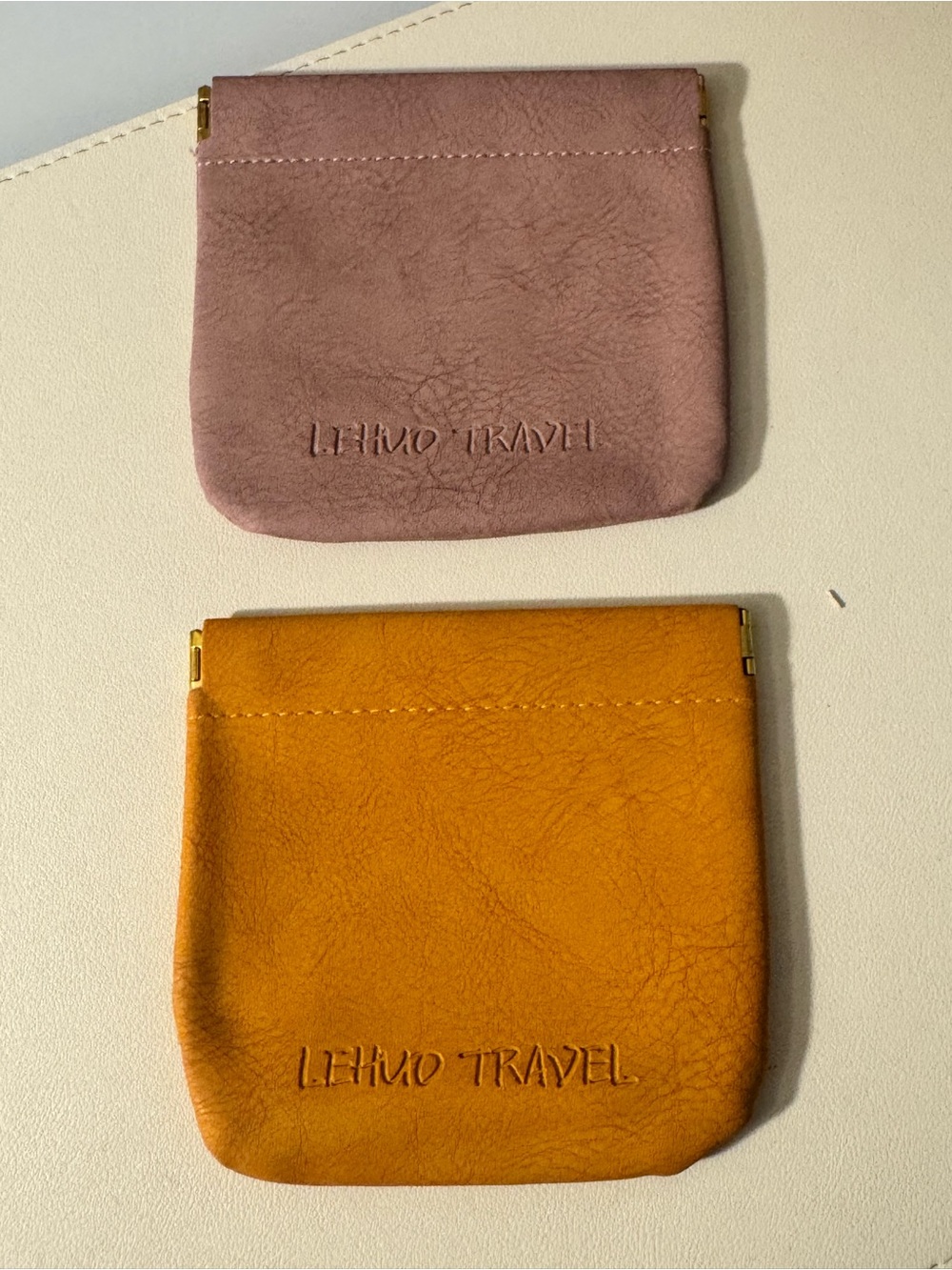 Travel pouches set of 2